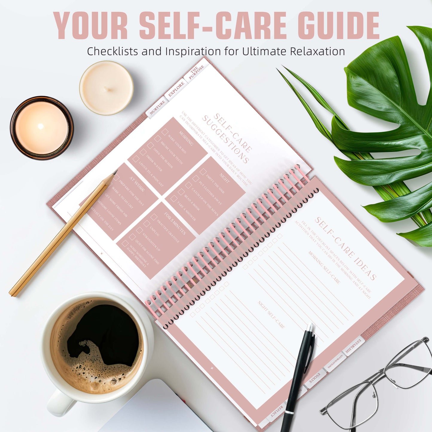 Self Care Workbook Journal