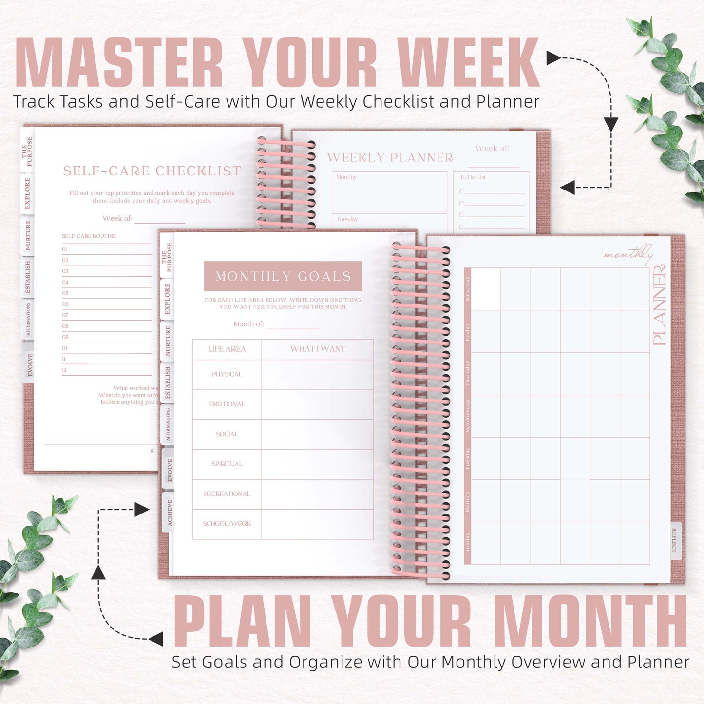 Self Care Workbook Journal
