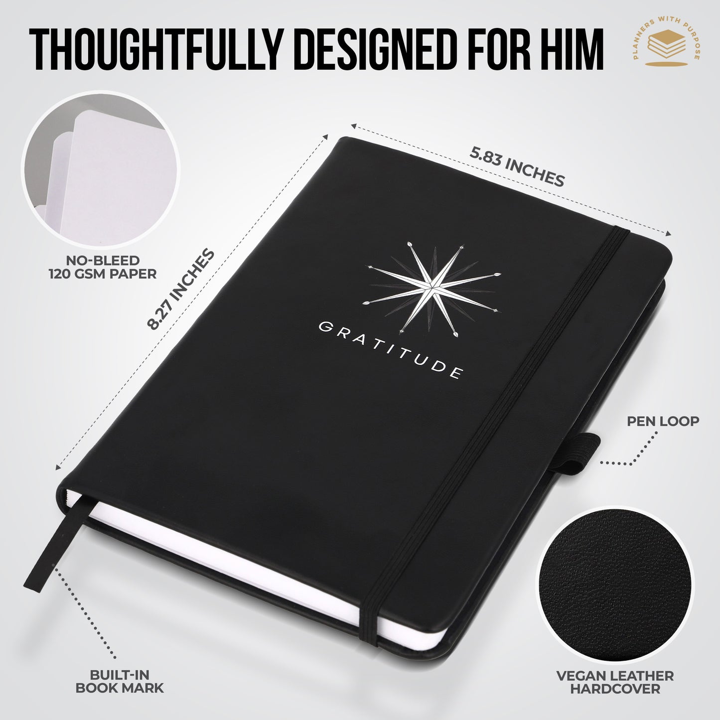 Gratitude Planner (For Him)