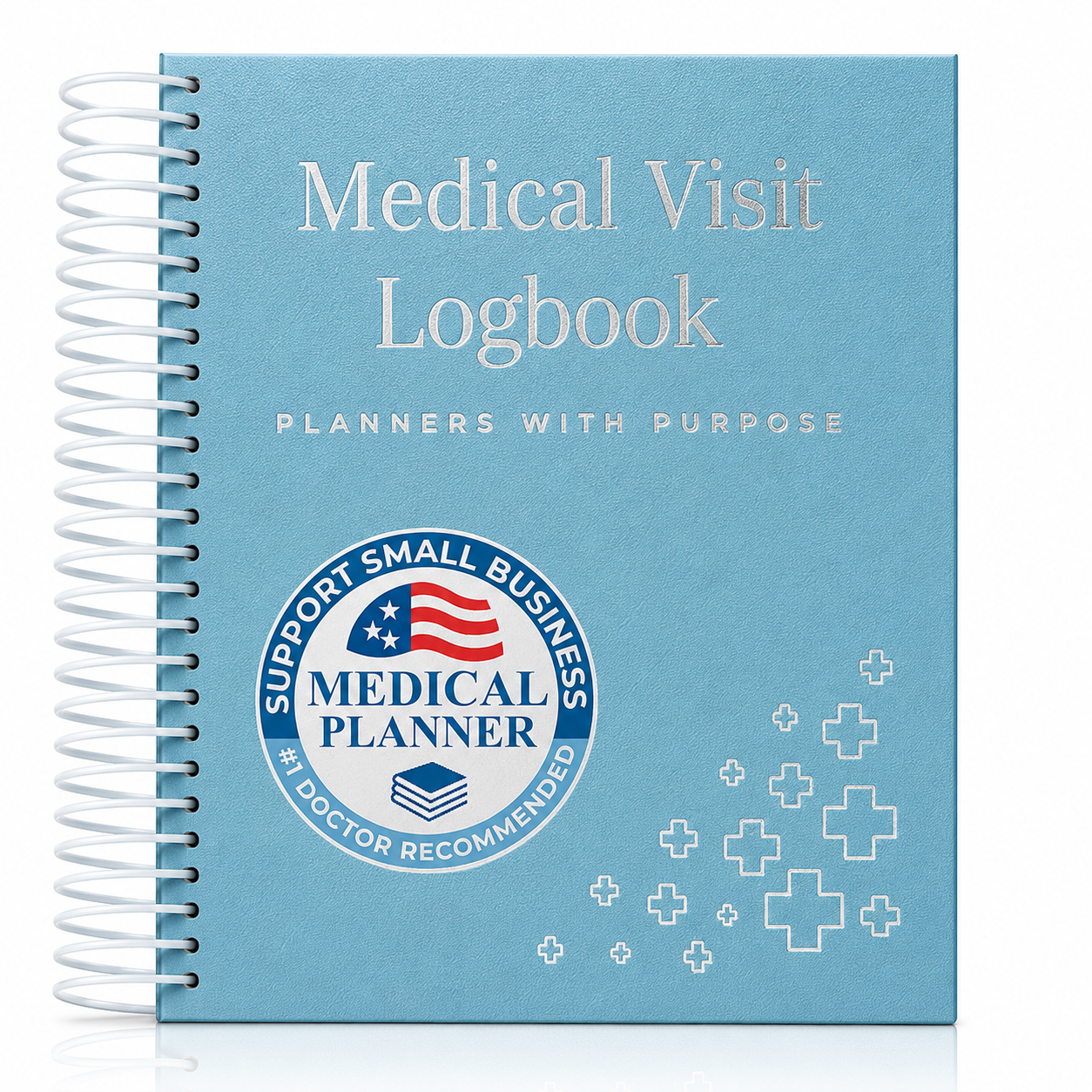 Medical Visit Logbook — Health Planner & Medical Organizer (A5 & B5 Sizes)