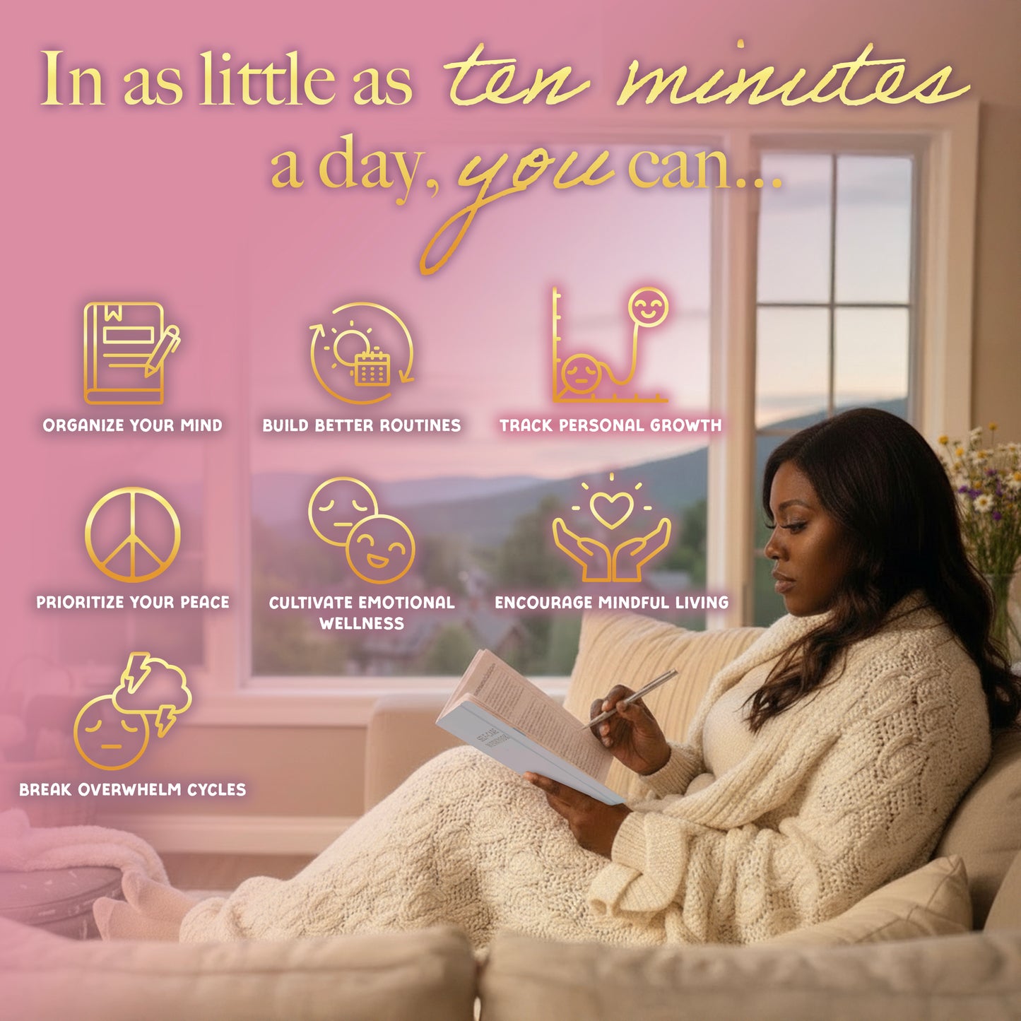 Self Care Workbook Journal (A5 Size)