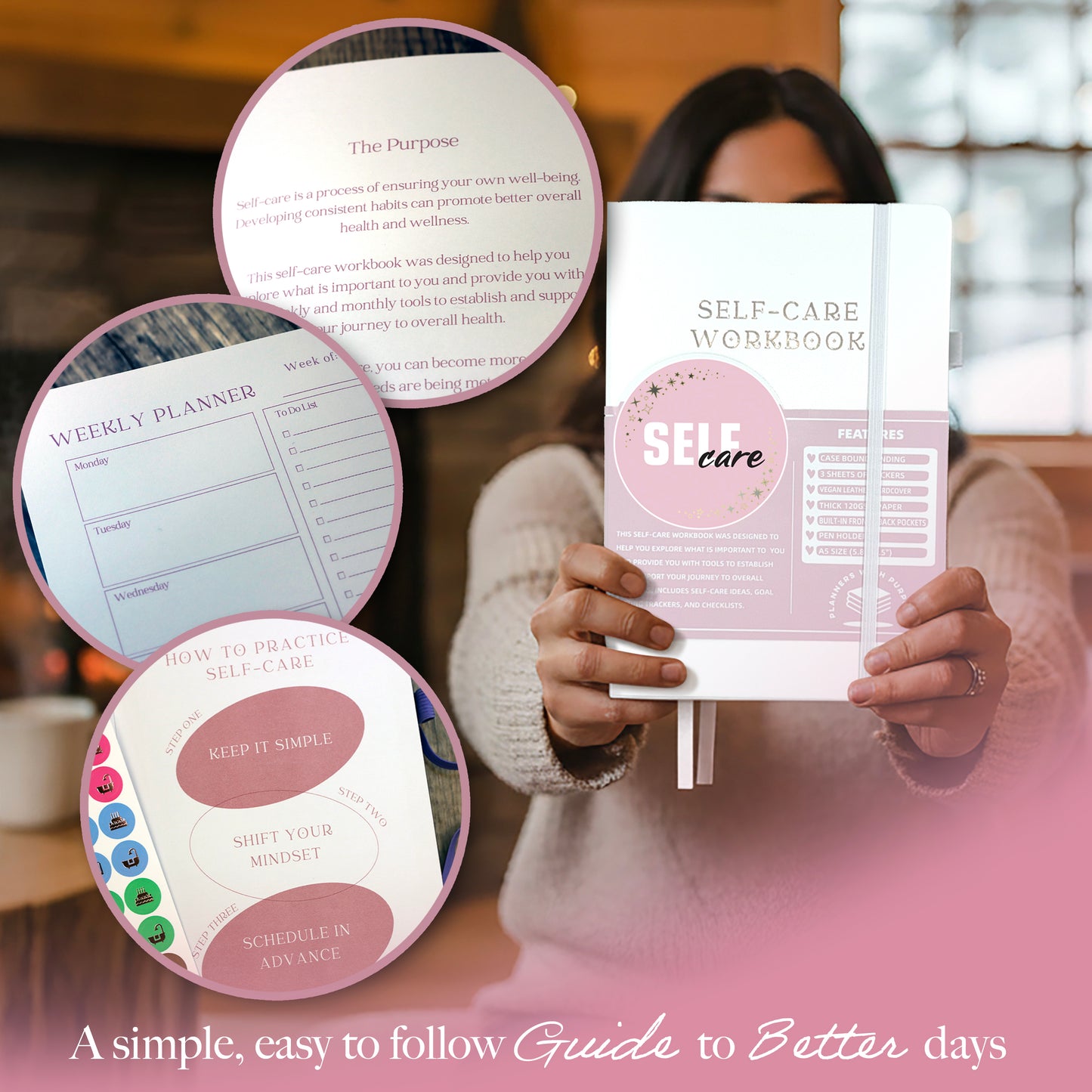 Self Care Workbook Journal (A5 Size)