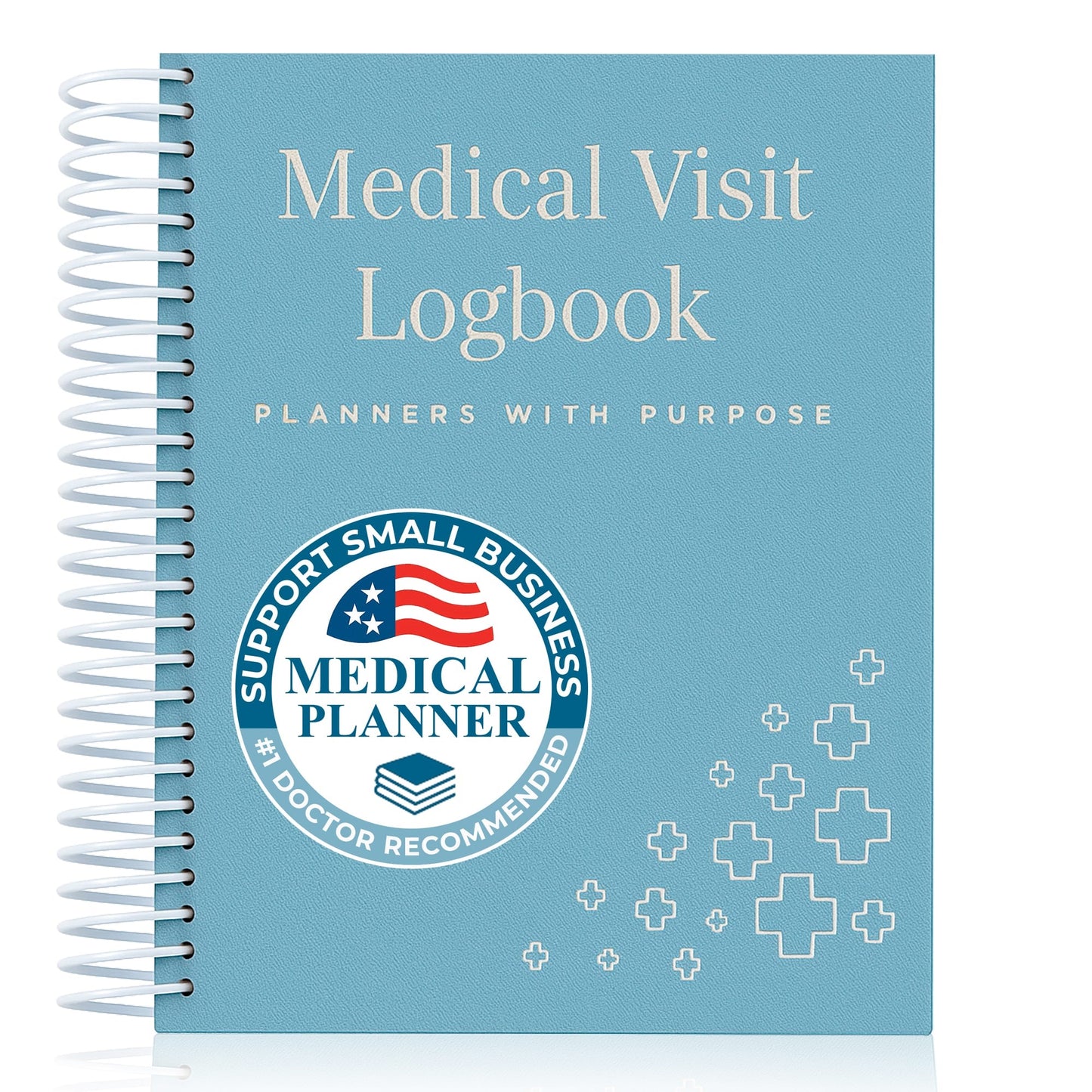 Medical Visit Logbook — Health Planner & Medical Organizer (A5 & B5 Sizes)