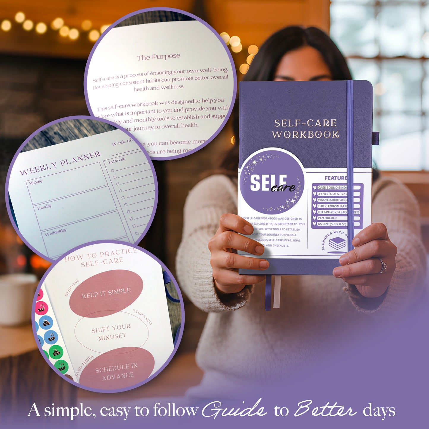 Self Care Workbook Journal (A5 Size)